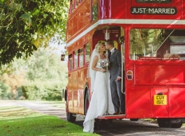 Routemaster bus wedding hire in Lowestoft